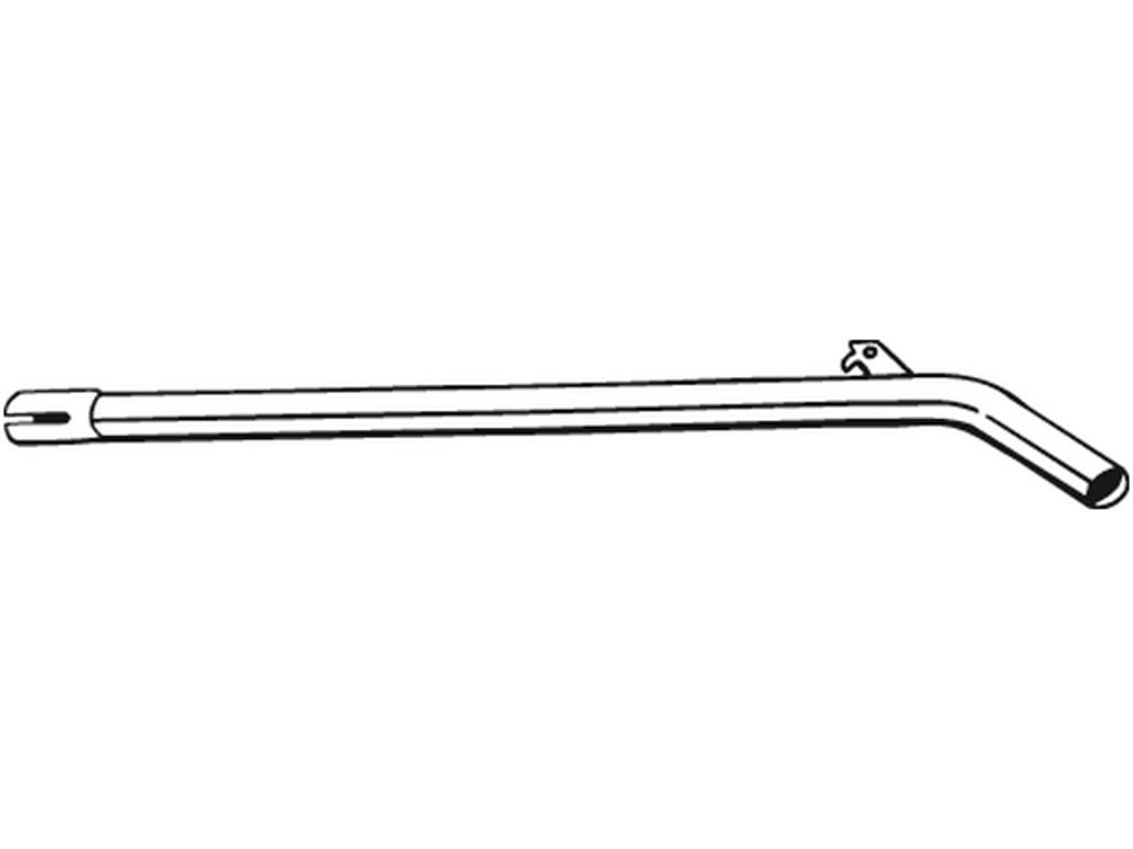 Exhaust Pipe, See accessories list for additionally required parts:  