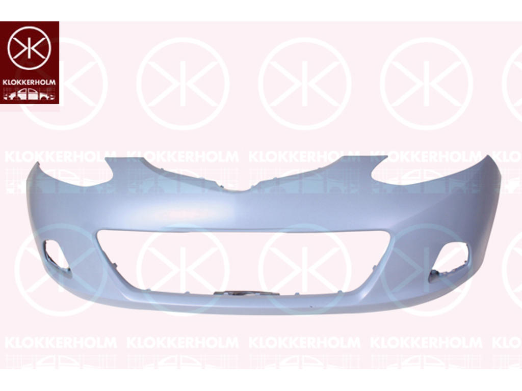 Bumper, w/primer, Front, not for vehicle equipment line/variant: SPORT
