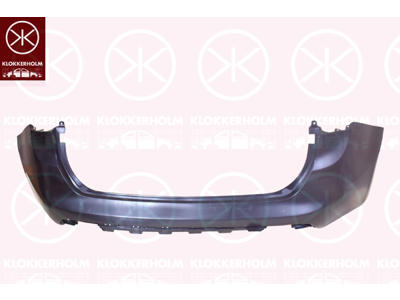 Bumper, Rear, Smooth, Vehicle Equipment Line/Variant: WAGON