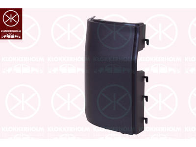 Bumper, for vehicles with tailgate, Left Rear, Upper section, w/primer
