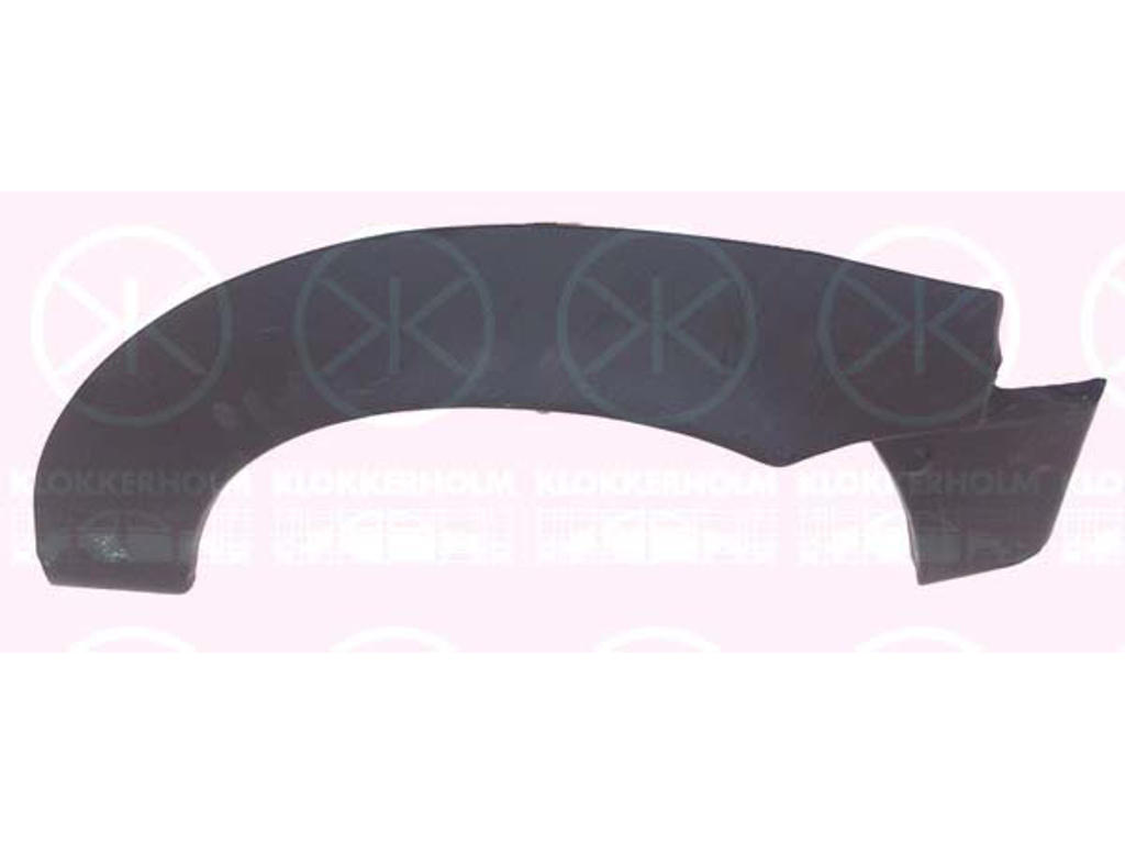 Боковина, 3-дверный, Край колесной арки, Ремонтная накладка, справа, внешняя часть