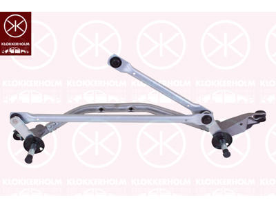 Wiper Linkage, Front, Set, without electric motor, for left-hand drive vehicles