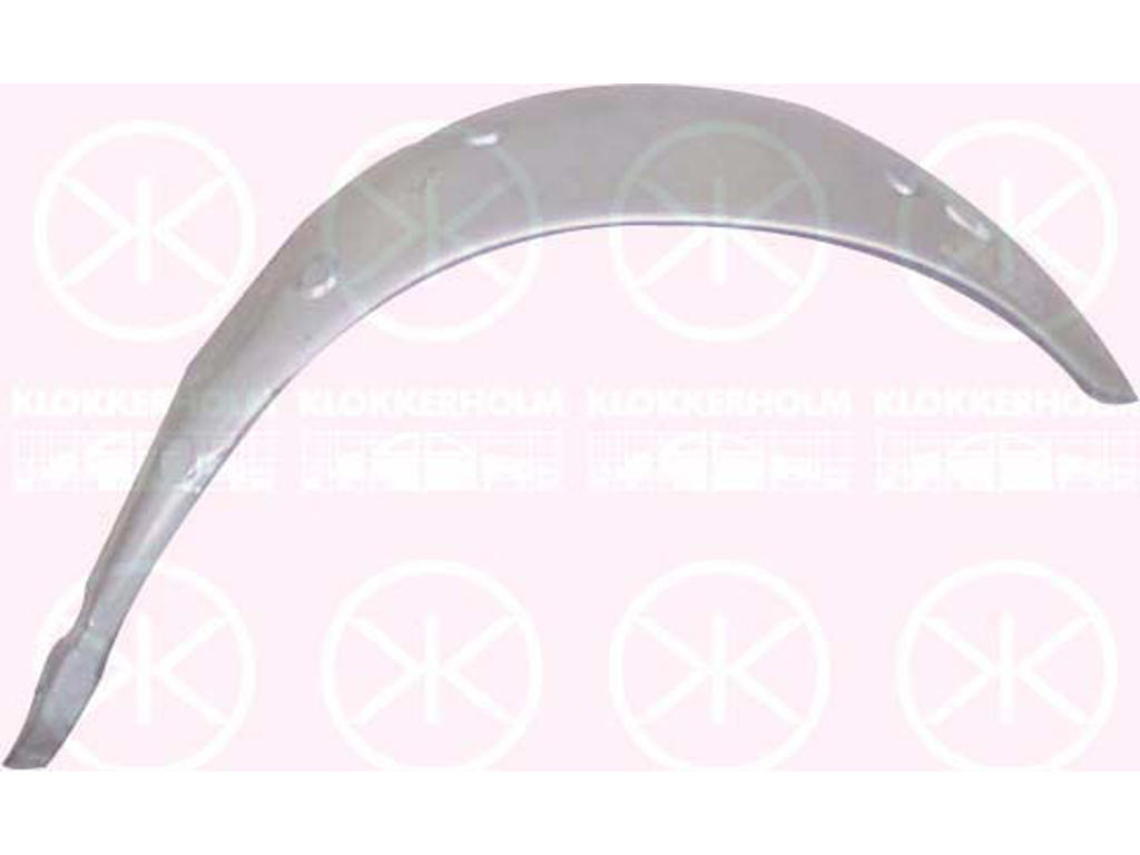 Wheelhouse, Inner-wing Panel, Repair Panel, Right Rear, Outer section