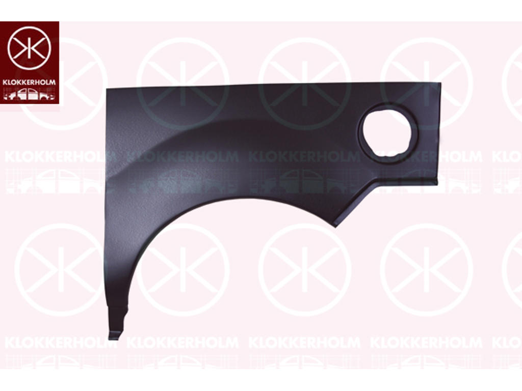 Quarter Panel, 3-drs, Wheel Arch Border, Repair Panel, Left Rear, for right-hand traffic