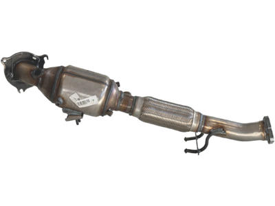 Catalytic Converter, with mounting parts, Euro 5, Emission Standard: Euro 6
