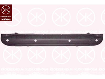 Bumper, Rear, with hole(s) for park distance control