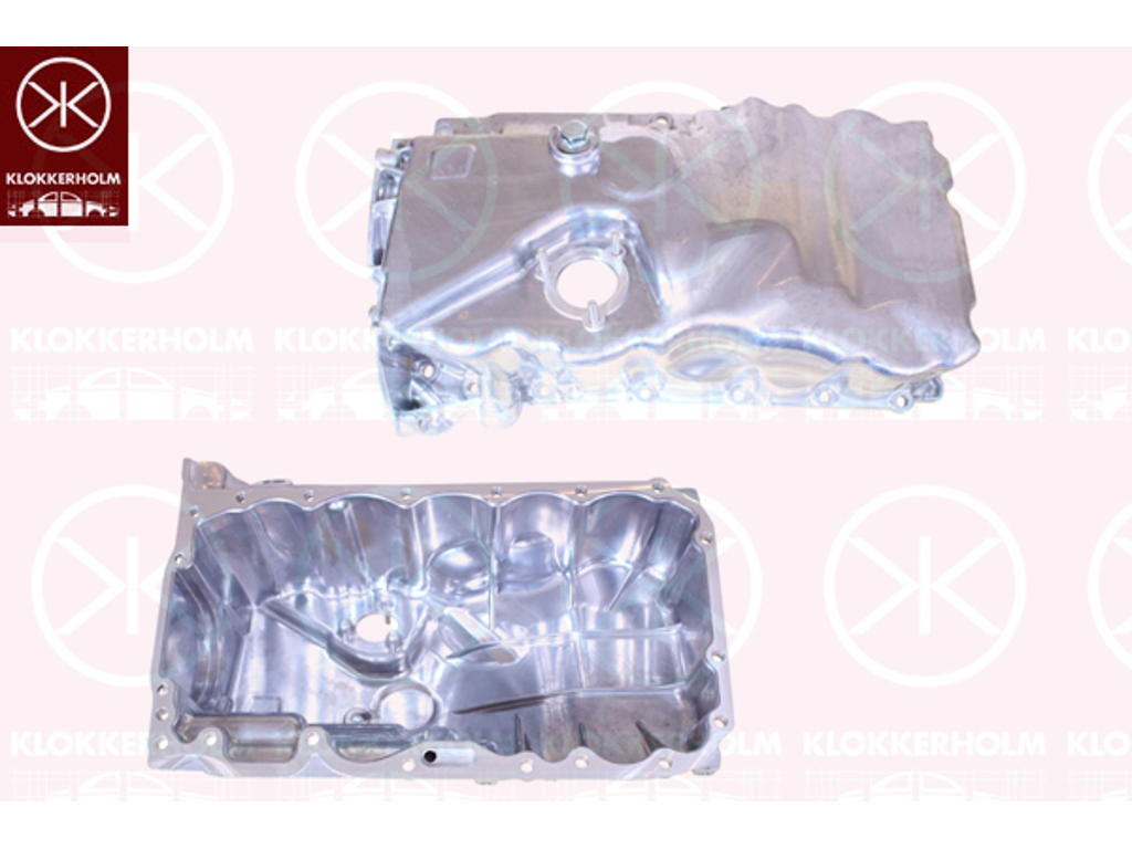 Oil Sump, Aluminium, with bore for oil-level sensor
