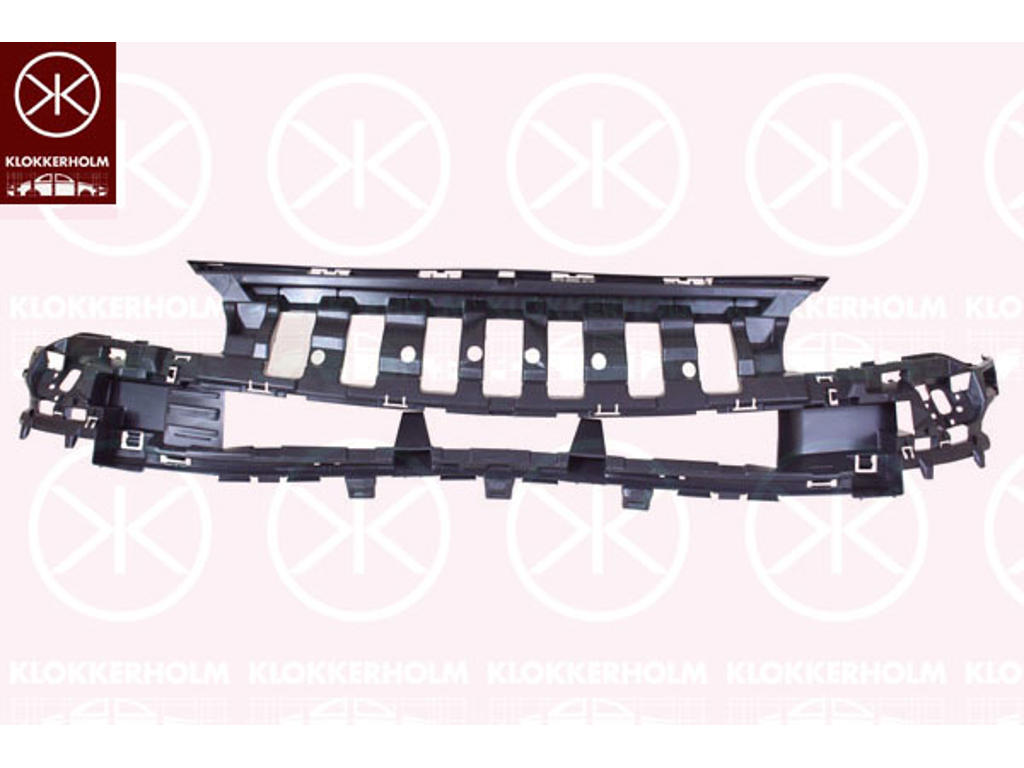 Support, bumper, Front, Upper section, Plastic