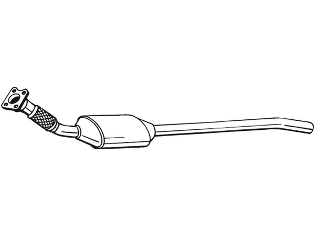Catalytic Converter, with mounting parts, Emission Standard: Euro 1, Emission Standard: Euro 2