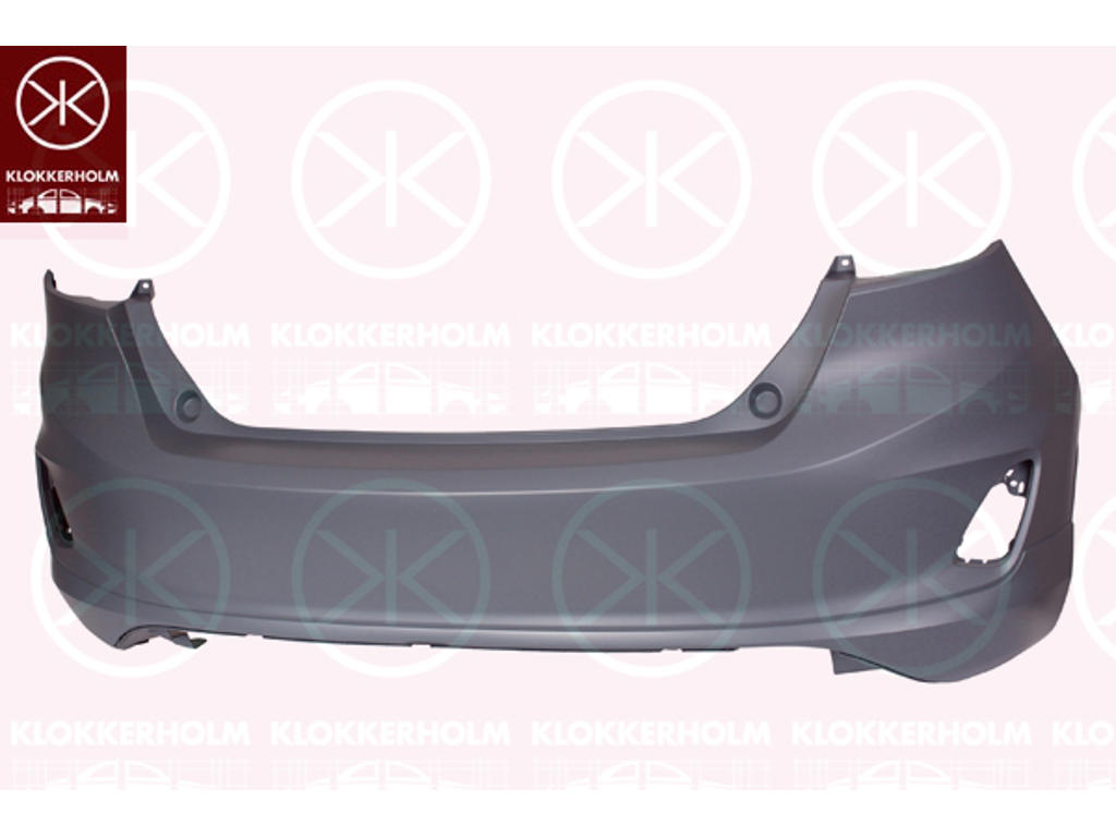 Bumper, w/primer, Rear, Vehicle Equipment Line/Variant: ST-LINE