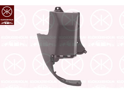 Bumper, for vehicles with tailgate, Left Rear