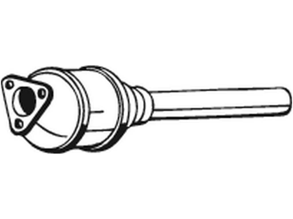 Catalytic Converter, with mounting parts, Emission Standard: Euro 1, Emission Standard: Euro 2