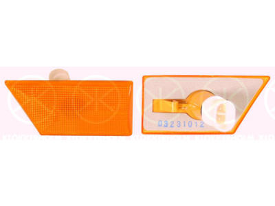 Direction Indicator, with bulb holder, yellow, Left, lateral installation