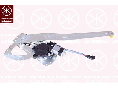 Fensterheber, mit Elektromotor, elektrisch, rechts