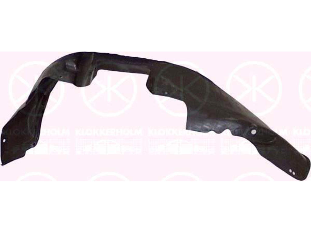 Liner, wheelhouse, Left Front, Plastic, for vehicles without headlamp cleaning system