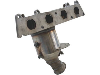 Catalytic Converter, with mounting parts, Euro 4