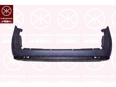 Bumper, Rear, Trim Level: Cargo, Partial primed