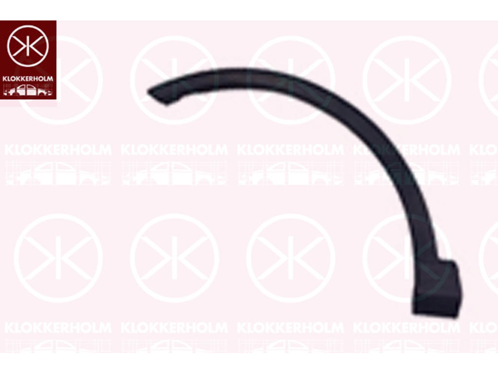 Flaring, wing, Left Front, Plastic