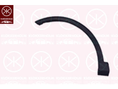 Flaring, wing, Plastic, Right Front
