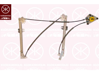 Podnosnik szyby, 2-d, bez silnika elektrycznego, elektryczny, z lewej