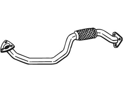 Exhaust Pipe, See accessories list for additionally required parts:  