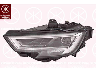 Headlight, for vehicles with adaptive front lighting, Left, LED, with daytime running light (LED), Valeo