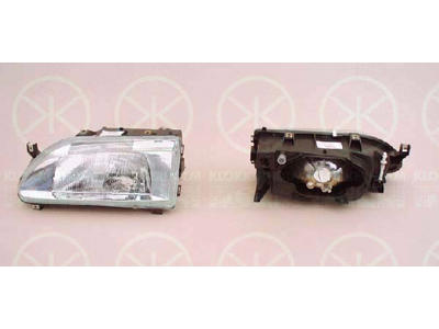 Headlight, H4, for vehicles with headlight levelling, Valeo, Right, Illuminance [lx]: 25