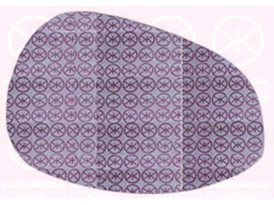 Mirror Glass, exterior mirror, Convex, Heatable, Left