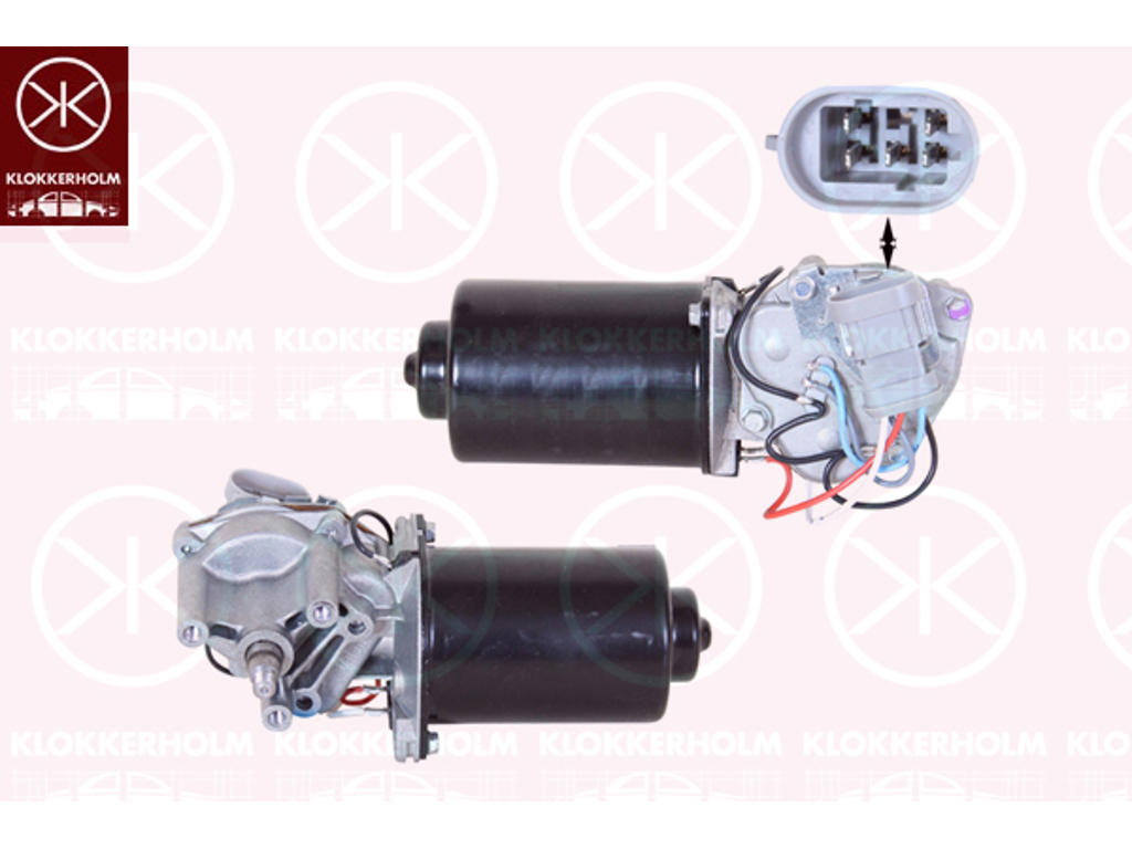 Wiper Motor, Front, Voltage [V]: 12