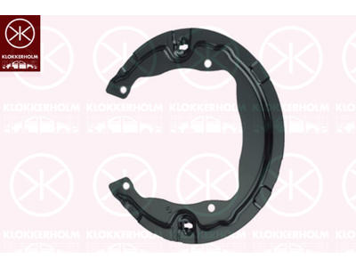 Splash Guard, brake disc, Rear Axle, Brake Type: Disc/Drum, Fitting Position: Brake shoe at parking brake, for brake disc diameter [mm]: 345