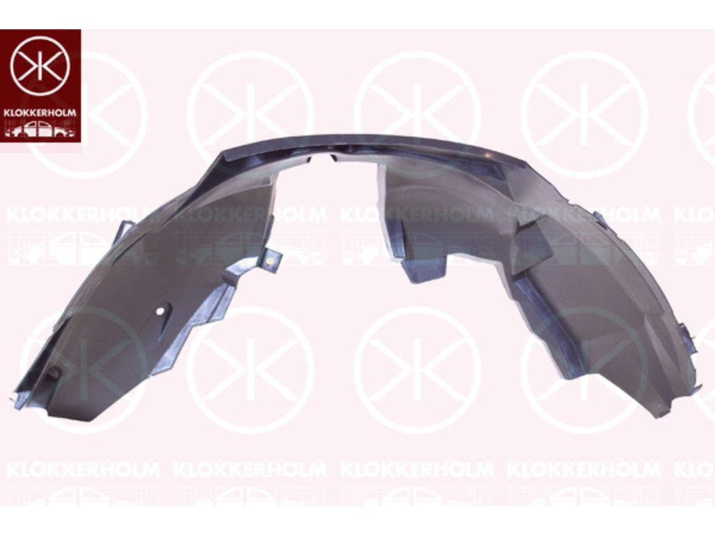 Обшивка, колесная ниша, полимерный материал, спереди слева