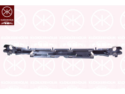 Support, bumper, Plastic, Front, Upper section