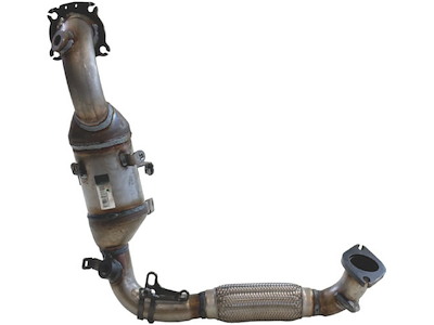 Catalytic Converter, with mounting parts, Euro 5, Emission Standard: Euro 6