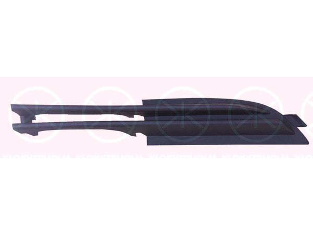 Ventilatiegrille, bumper, zwart, Rechts voor, Buitenste deel