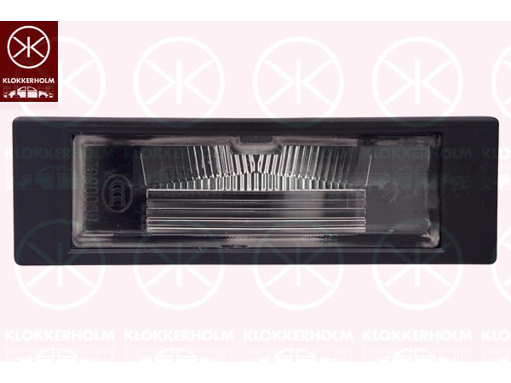 Licence Plate Light, with bulb holder, W5W