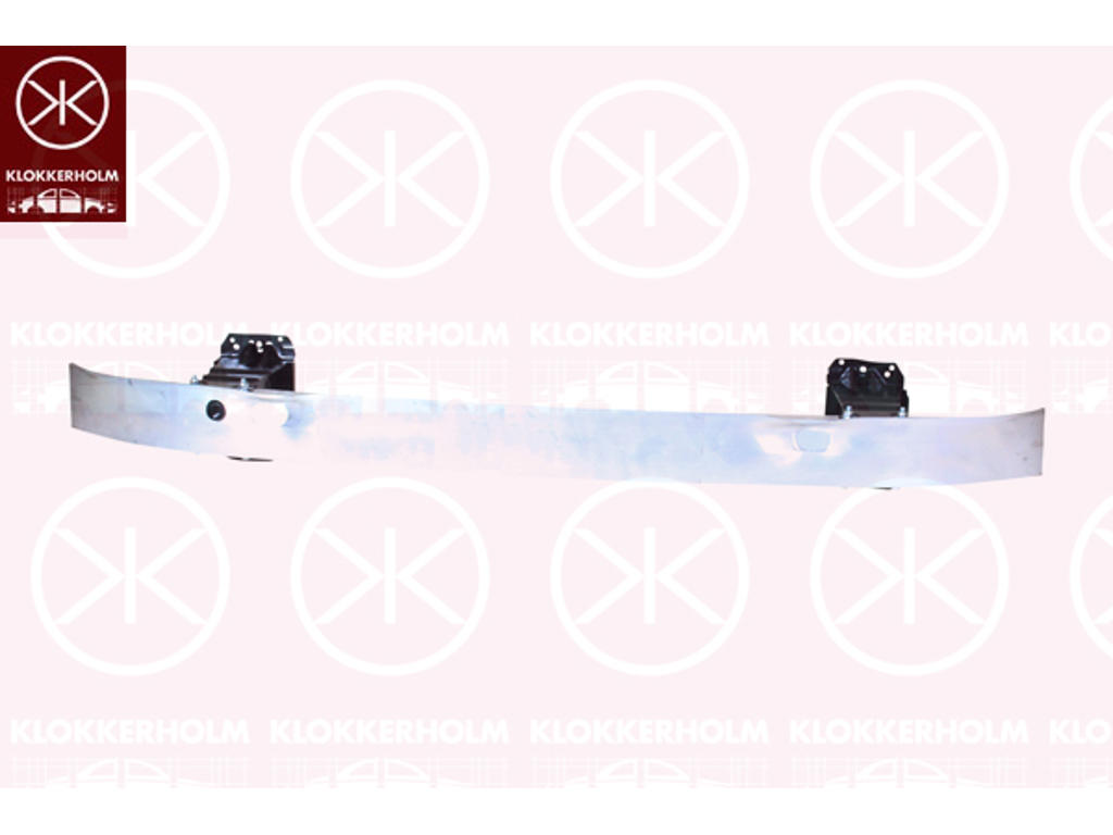 Support, bumper, Aluminium, Front