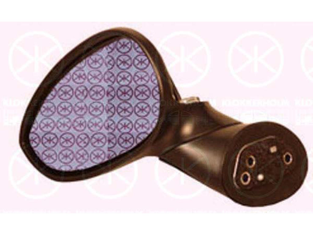 Lusterko zewnetrzne, do malowania, z czujnikiem temperatury, dla lusterek regulowanych elektr., wypukly, ogrzewany, z prawej