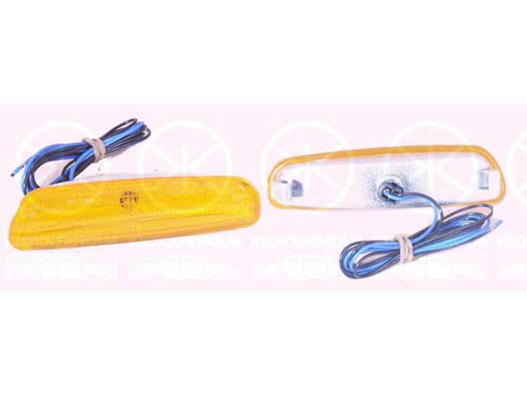 Side Marker Light, yellow, Right Rear, Left Front