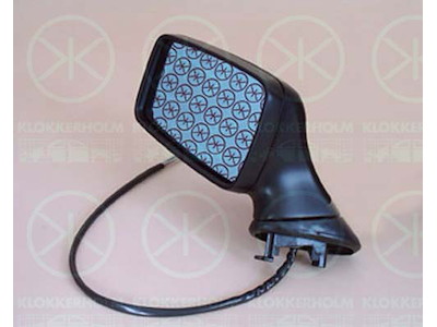 Lusterko zewnetrzne, ustawienie: ciegno, wypukly, niebieski, z prawej