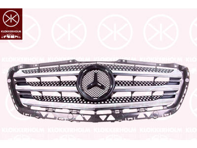 Radiator Grille, chrome/black