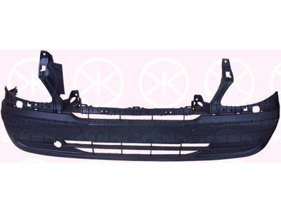 Bumper, Front, Grained, black