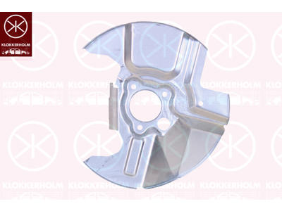 Splash Guard, brake disc, Front Axle Left, Diameter 1/Diameter 2 [mm]: 290/55, Zinc-coated