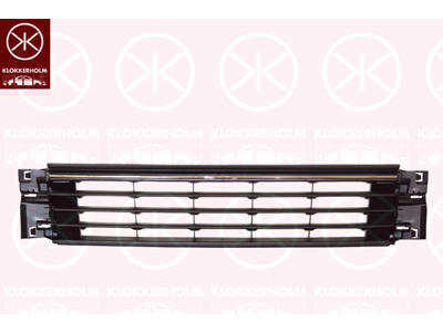 Ventilation Grilles, bumper, Front, not for trim level: Blue Motion , Centre Section, chrome/black