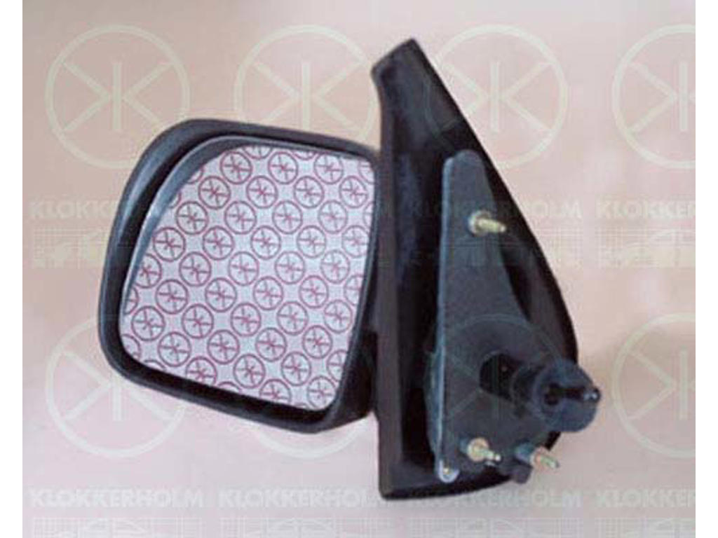 Exterior Mirror, Control: cable pull, Convex, Right