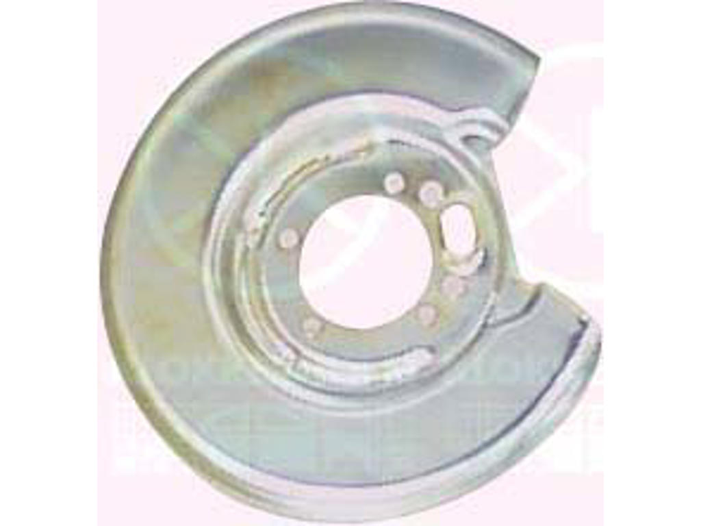 Stænkskærm, bremseskive, bagaksel, Bremse-/køredynamikartikler: ikke til aktiv stabilisator-regulering, Diameter 1/Diameter 2 [mm]: 318/77, forzinket