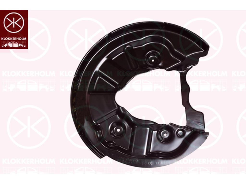 Bromssköld, Bakaxel höger, 4WD, för bromsskivediameter [mm]: 310