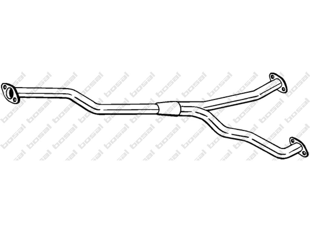 Exhaust Pipe, See accessories list for additionally required parts:  