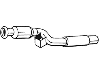 Catalytic Converter, with mounting parts, Emission Standard: Euro 3