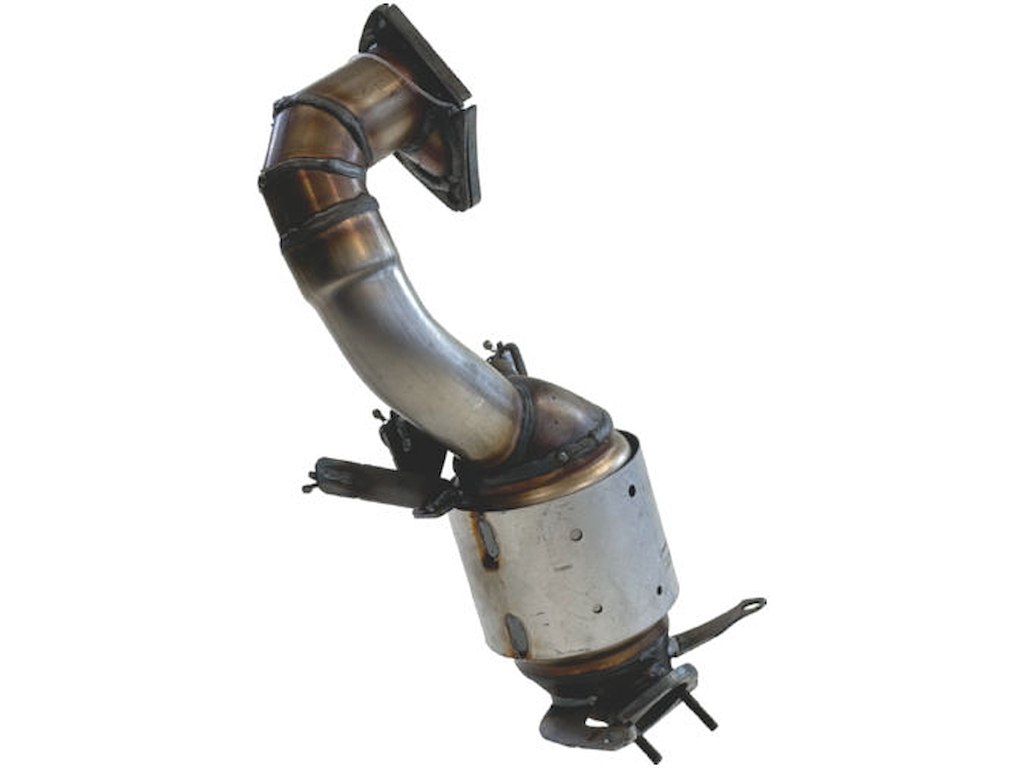 Catalytic Converter, with mounting parts, Euro 4