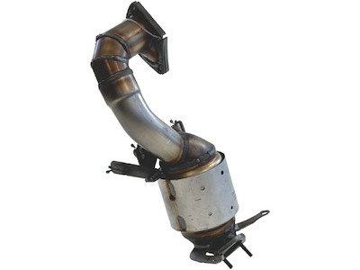 Catalytic Converter, with mounting parts, Euro 4